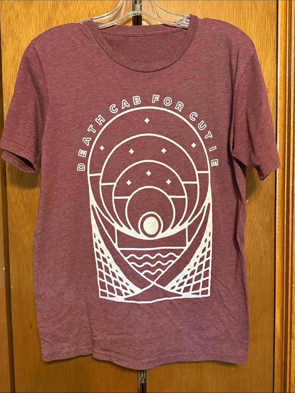 Unisex Deathcab For Cutie Graphic Tee - Plum